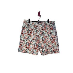 Gloria Vanderbilt Women's Floral Cut-Off Shorts Size 14 Multicolor Summer